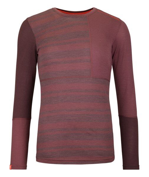 Ortovox Rock'n Wool W - maglietta tecnica a manica lunga - donna Red S