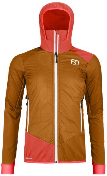 Ortovox SW Col Becchei Hybrid W - giacca ibrida - donna Dark Yellow/Red XS