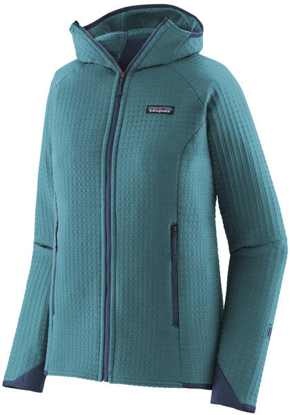 Patagonia R2 Tech Face Hoody - giacca softshell - donna Light Blue/Blue XS