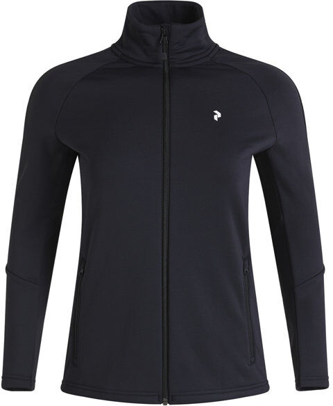 Peak Performance W Rider Zip - felpa in pile - donna Black XS