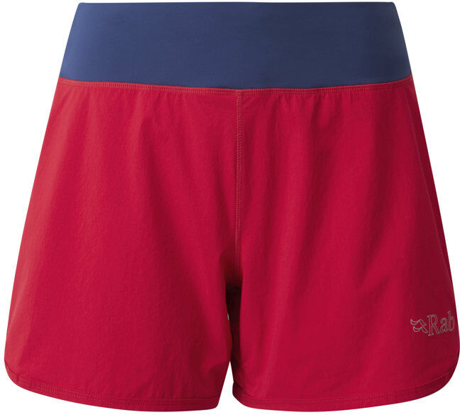 Rab Momentum - pantaloni corti trekking - donna Red/Blue 8 UK