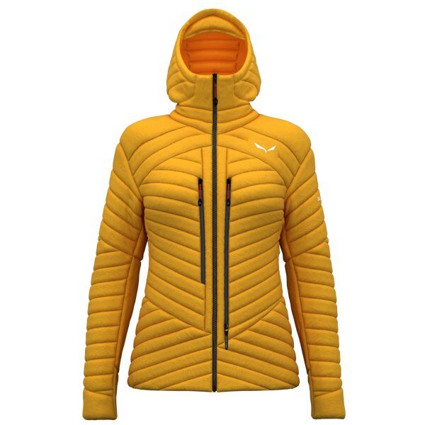 Salewa Ortles HYB DRS W - giacca piumino - donna Yellow I48 D42