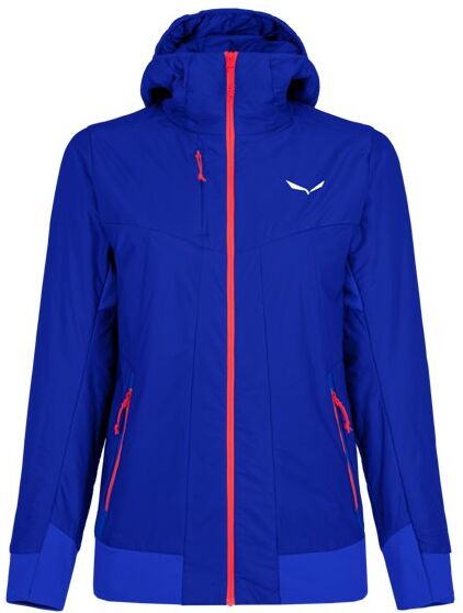 Salewa Pedroc Hybrid Twc M Hood - giacca ibrida - donna Blue/Orange I42 D36