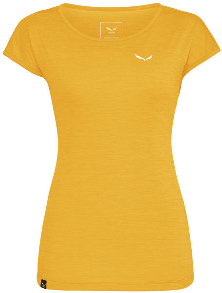 Salewa Puez Melange Dry - T-shirt trekking - donna Dark Yellow/White I52 D46