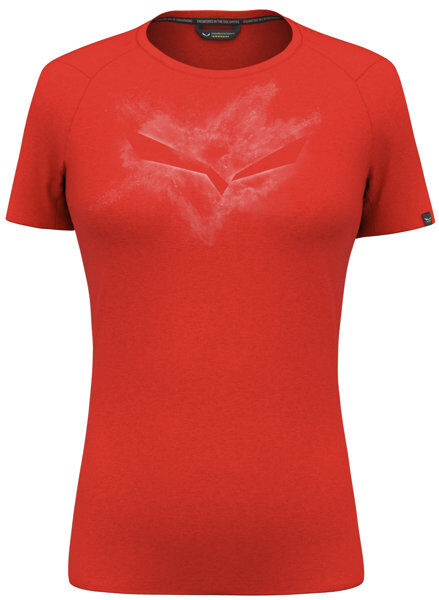 Salewa Pure Chalk Dry W - T-shirt - donna Red/White I42 D36