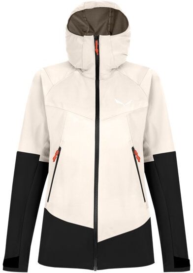 Salewa Sella DST W - giacca alpinismo - donna White/Light Beige I42 D36