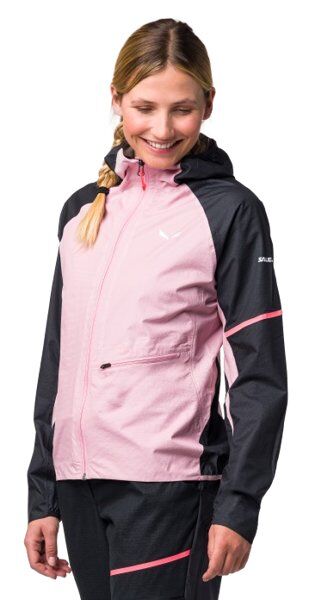 Salewa Vento PTX 2.5L W - giacca ciclismo - donna Pink/Black I46 D40