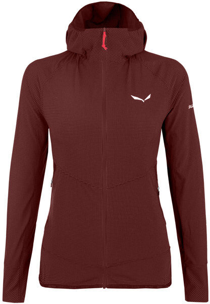 Salewa Sorapis DST W - giacca softshell con cappuccio - donna Dark Red/Red/White I44 D38