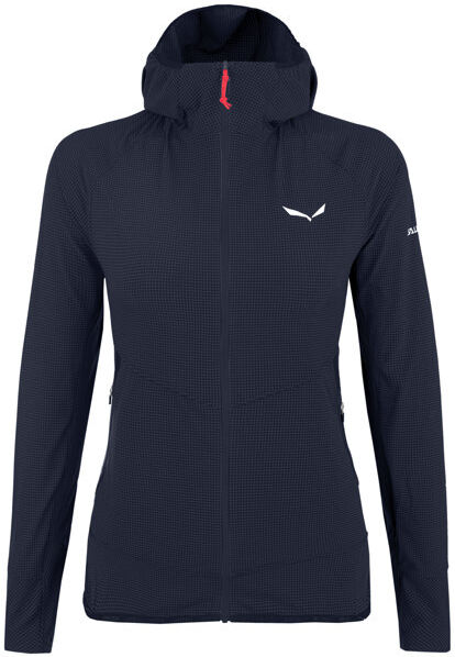 Salewa Sorapis DST W - giacca softshell con cappuccio - donna Dark Blue/Red/White I44 D38