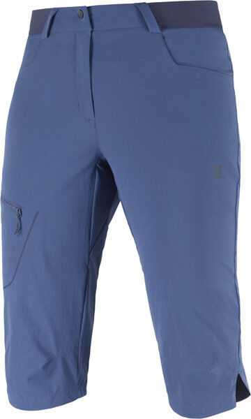 Salomon Wayfarer - pantaloni 3/4 trekking - donna Light Blue 36