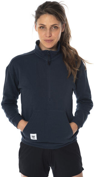 Snap Zip Up - felpa - donna Dark Blue XS