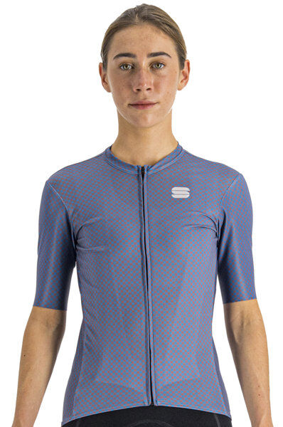 Sportful Checkmate W - maglia ciclismo - donna Blue XL