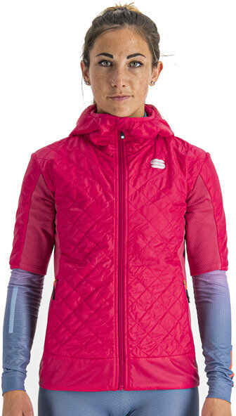 Sportful Rythmo Puffy - giacca sci da fondo - donna Red S