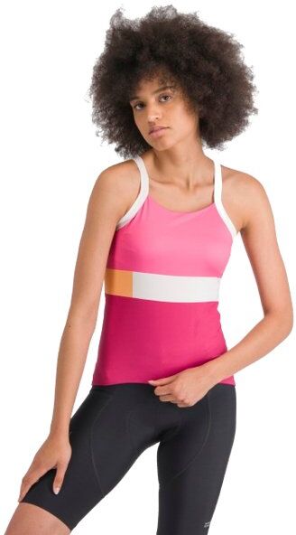 Sportful Snap W - top ciclismo - donna Pink/White M