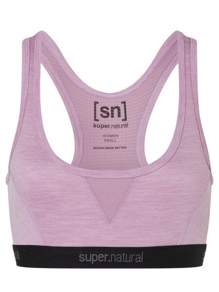 Super.Natural Semplice 260 (Cup B) - reggiseno sportivo medio sostegno - donna Pink XL