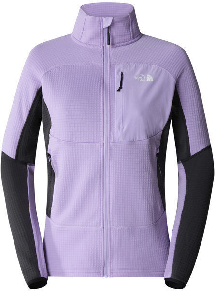 The North Face W Stormgap Powergrid Hoodie - felpa in pile - donna Violet/Black XS