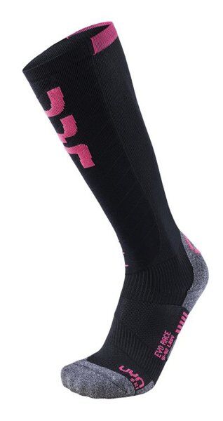 Uyn Lady Ski Evo Race - calze da sci - donna Black/Pink 37/38