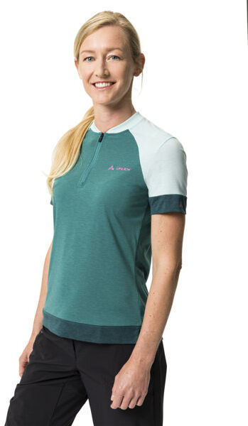 Vaude Altissimo Q-Zip Shirt W - maglia ciclismo - donna Green I44 D40