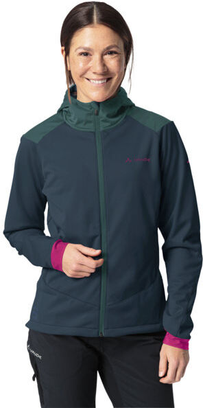 Vaude Qimsa Softshell - giacca ciclismo - donna Dark Blue/Green I40 D36