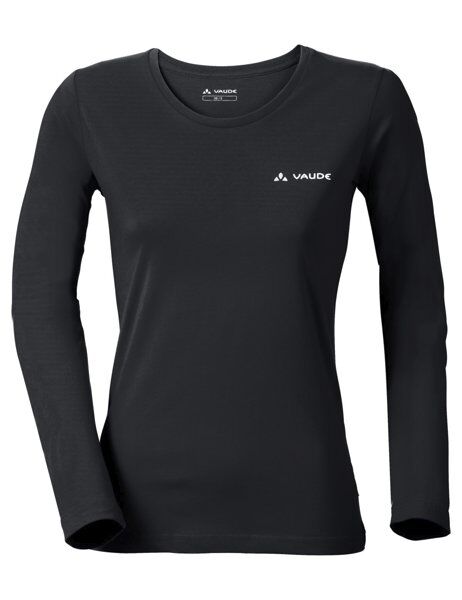 Vaude W Brand LS - maglia a maniche lunghe - donna Black 36