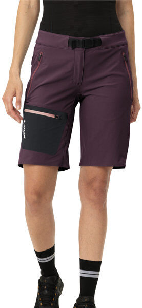 Vaude Badile - pantaloni corti trekking - donna Purple/Black 40