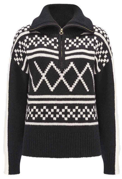 We Norwegians Setedal Zipup - maglione - donna Black S