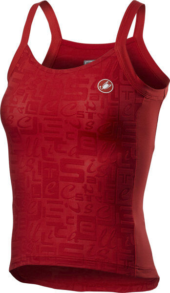 Castelli Promessa Jacquard Bavette - top da ciclismo - donna Red M