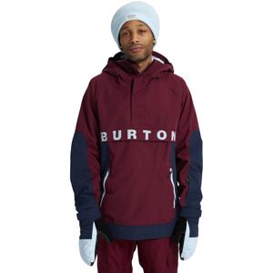 Burton Frostner Anorak - giacca snowboard - uomo Dark Red/Blue XS