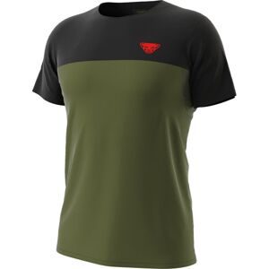 Dynafit Traverse S-Tech - T-shirt - uomo Dark Green/Black/Red XS/S