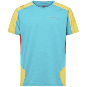 La Sportiva Compass M - T-Shirt trekking - uomo Light Blue/Yellow XL