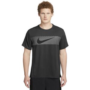 Nike Miler Flash - maglia running - uomo Black S