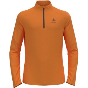 Odlo Essentials Ceramiwarm 1/2 zip M - felpa n pile - uomo Orange XL