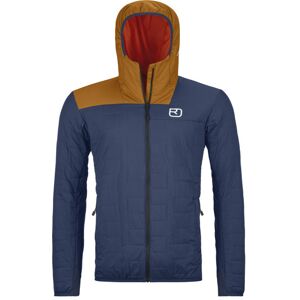 Ortovox Swisswool Piz Badus - giacca alpinismo - uomo Blue/Orange XL