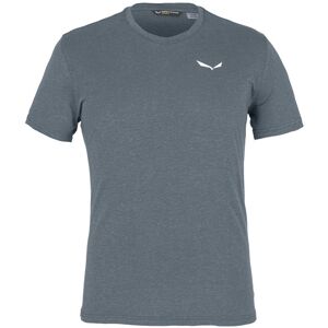 Salewa Alpine Hemp M Logo - T-shirt arrampicata - uomo Blue Grey/White 54