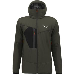 Salewa Ortles TWR Stretch M HD JKT - giacca alpinismo - uomo Dark Green/Black/Red 54