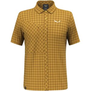 Salewa Puez Dry M S/S - camicia a maniche corte - uomo Dark Yellow 50