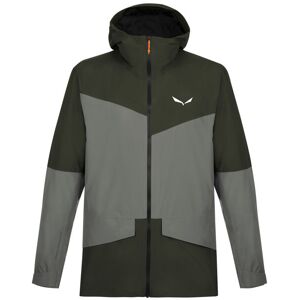 Salewa Puez GTX 2L M - giacca trekking - uomo Dark Green/Grey 48