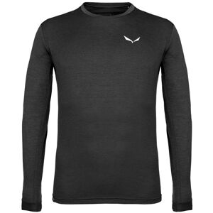 Salewa Puez Melange Dry L/S - maglia a maniche lunghe - uomo Black/White 50