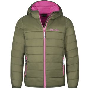 Trollkids Eikefjord - giacca trekking - bambina Green/Pink 152