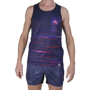 Tee Glitch - top trail running - uomo Blue L