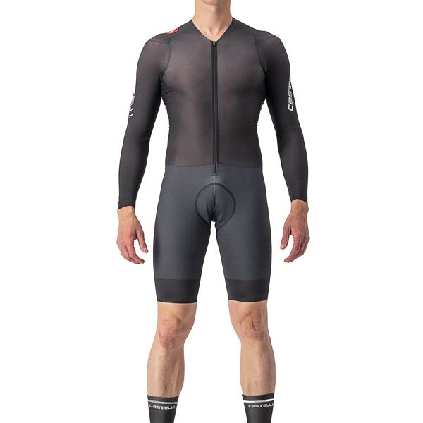 castelli body paint 4.x speed - completo ciclismo - uomo black 2xl