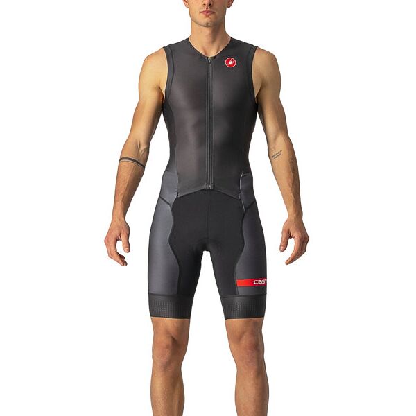 castelli free sanremo 2 - completo ciclismo - uomo black m