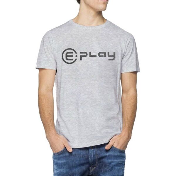 e-play organic cotton - t-shirt -uomo grey s