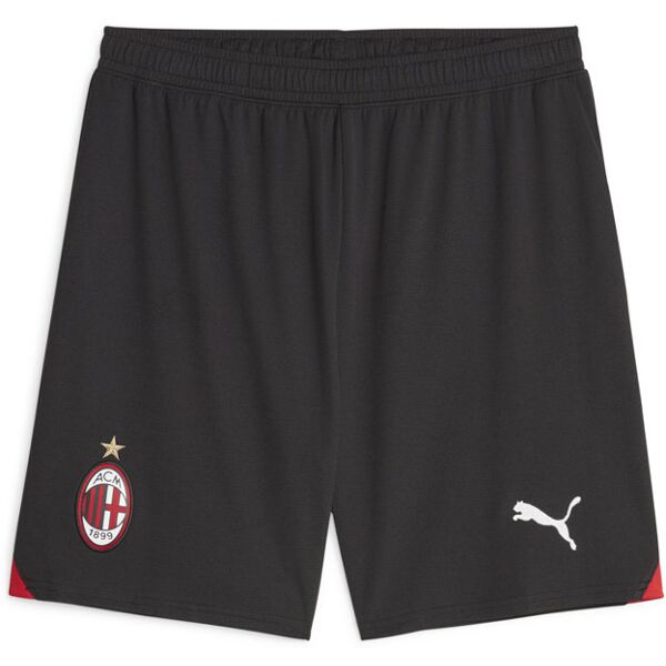 puma ac milan replica m - pantaloni calcio - uomo black s