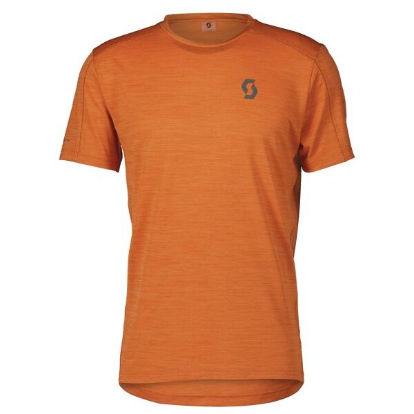 scott ms endurance lt ss - maglia trail running - uomo orange s