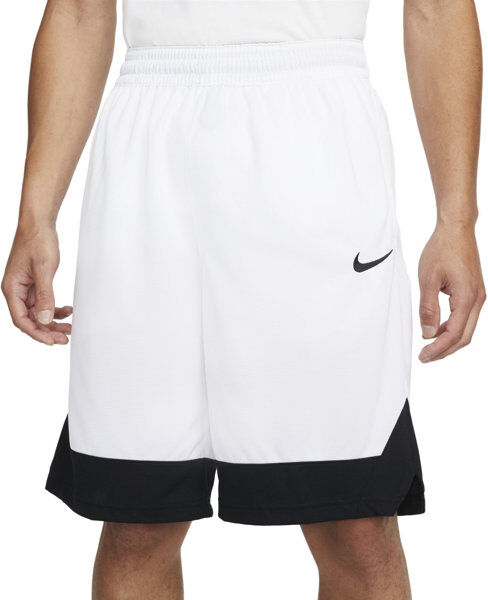 nike dri-fit icon - pantaloni corti basket - uomo white/black l