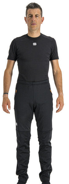 sportful engadin - pantalone sci di fondo - uomo black l