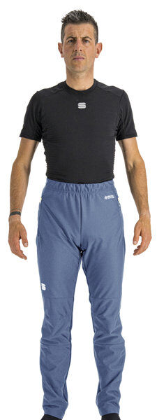 sportful squadra - pantalone sci da fondo - uomo light blue xl