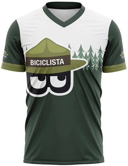 Biciclista Riding T - maglia ciclismo - uomo Green/White S