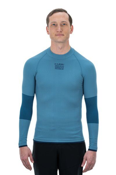 Cube Race Be Cool - maglietta tecnica a maniche lunghe - uomo blue XS/S